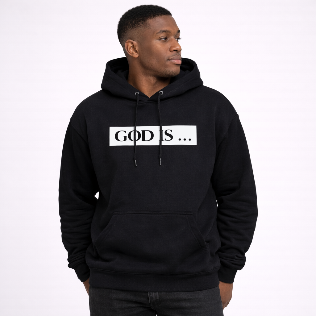 GOD IS LOVE Signature Hoodie White