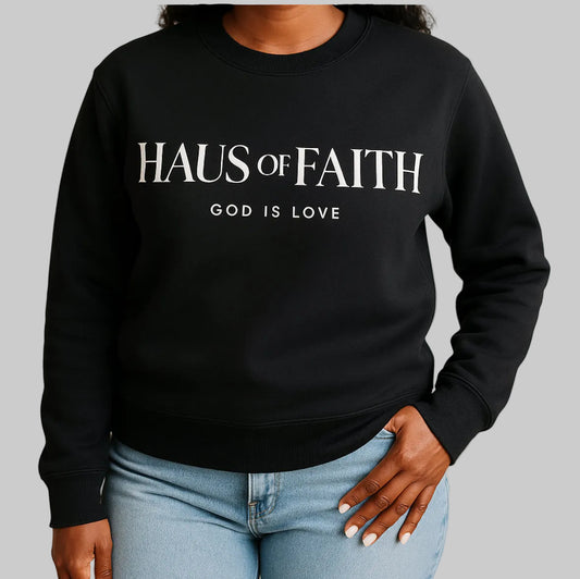 Haus of Faith Sweatshirt-Black