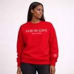 GOD IS LOVE Crewneck Sweatshirt - Black